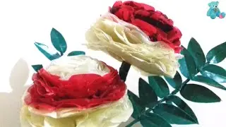 Flower Making With Plastic Carry Bags | Carry Bag Reuse Ideas | Best Out Of Waste | Handmade Flower