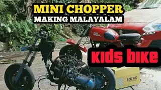 Mini chopper bike making Malayalam | custom modified bikes