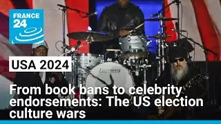 From book bans to celebrity endorsements: The US election culture wars &bull; FRANCE 24 English