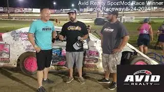 Eagle Raceway SportMod winner Matt Andrews Interview 8-24-24
