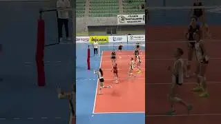 (#94)Great Defence by Beşiktaş vs Vakıfbank Youth Players Game 2025  #volleyball #voleybol #sports