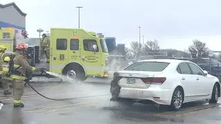 Kochville Township MI (VEHICLE FIRE) Scene 