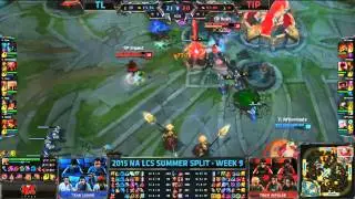 Team Impulse defending 3 lane Super Minions : Impulse vs Liquid -NA LCS W9D2