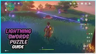 How To Solve Lightning Swords Puzzle | Genshin Impact Inazuma