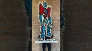 Optimus Prime, leader of the Autobots! #optimusprime #transformers #timelapse #riceart #friedriceart