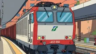 Treni merci+D145 con mezzo d'opera+locomotive solitarie