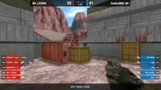 fnatic vs lions @de_nuke dreamhack 2011 map 1