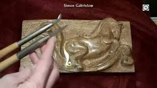 24 CARAT GOLD LEAF ON WOOD..GILDING WOOD AND BURNISHING PRESENTED BY SIMON GABRIELOW