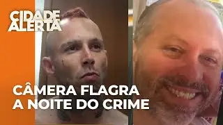Câmera de segurança auxiliam a polícia a reconstruir cada passo na noite do latrocínio, em Londrina