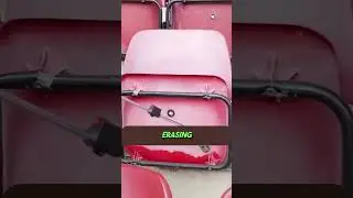 This man is burning the stadium seats WHY? LOOK!😲