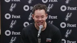Mitch Johnson Coach of Spurs | Interview | 02 01 2026