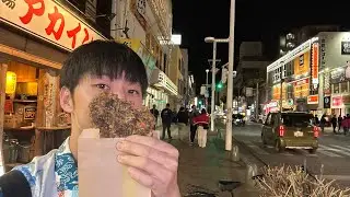 【フル】夜の沖縄国際通りで食べ歩きしてみた