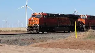 Railfanning the BNSF Transcon in Rural Texas: 3-20-2020