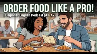 Order Food Like a Pro! 🍔 Restaurant English Vocabulary for Beginners (A1-A2 Podcast)