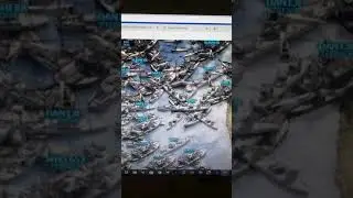 Panzer  rush  how a big  army in sea looks like :)
