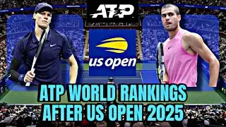 NEW Top 50 ATP Rankings after US Open 2025 | Tennis Grand Slam 