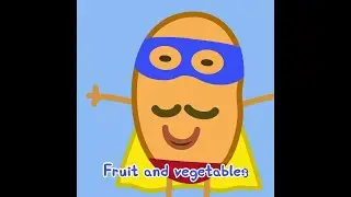 Peppa Pig&rsquo;s Fruit and Vegetables Song #Shorts #Peppa #PeppaPig