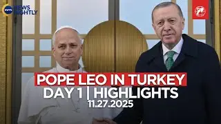 Pope Leo XIV in Turkey: Day 1 | HIghlights with Colm Flynn | EWTN News | November 27, 2025