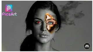 Fire Face Editing PicsArt || PicsArt Editing Tutorial || PicsArt Editing New Style