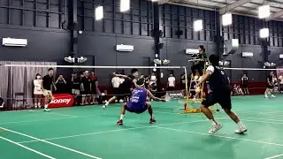 2024藏龍羽球旗美無比盃 公開男雙 張富捷/林宸立vs 陳碩冠/龔郁軒 #badminton #比賽 #日常 #羽球 #高雄