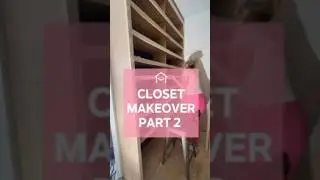 Catching up a little bit on our closet renovation #diy #diycrafts #diyprojects #diyhomedecor