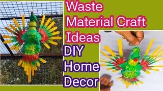 Waste Material Craft Ideas//DIY Home Decor//Plastic Bottle Craft Ideas 