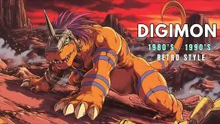 Digimon - Retro Anime Vibes |  80〜90 年代のレトロアニメ感