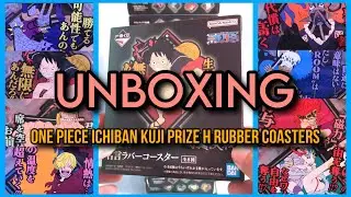 [IK Unboxing #1] ONE PIECE Ichiban Kuji Prize H Rubber Coasters Blind Box