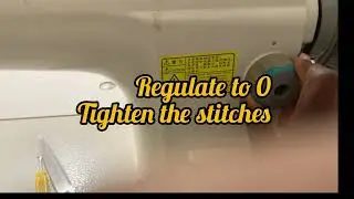 How to create a buttonhole using an industrial sewing machine #diy #buttonhole #sewing