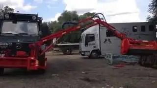 Unimog 2150 + Duecker UNA 600 with GMK12 head. Watmough's Forestry