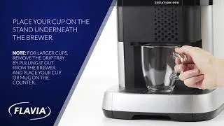 FLAVIA&reg; Creation 500 | How to Brew Coffee, Tea or Hot Chocolate