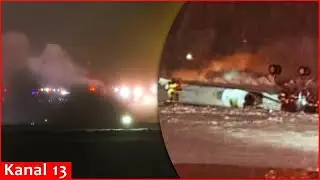 Private jet with 8 aboard crashes on takeoff in Maine, FAA says