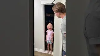 Behind the secret door is scary 👶