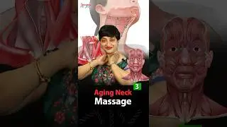 Aging Neck Massage Part-3 #aging #neckmassage #neckcare #antiaging #wrinklefree #skincare #neck