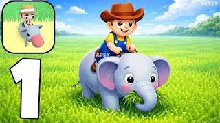 🌱Grass Eater Gameplay Walkthrough Part 1 – Satisfying Grass Eating Begins! (Android,iOS)