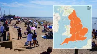Amber heat health alert issued across England as hottest day of the year recorded