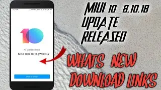 Miui 10 Beta 8.10.18 Update Released ||Changelog and Download Links|| Potrait Mode ||  Hindi - हिंदी