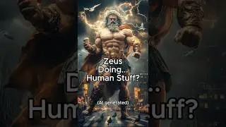 Zeus Tries Normal Human Jobs&hellip; It Goes About As Well As You&rsquo;d Expect ⚡️! #ai #zeus #job #aiart #meme