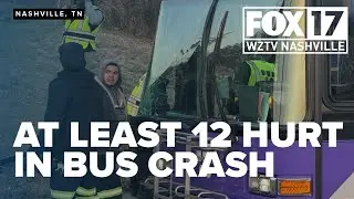 WeGo bus carrying at least 50 passengers involved in Nashville crash, 12 injured