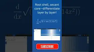 Quick Calculus: Layered Chain Rule: Root &rarr; Secant &rarr; Power 🔗