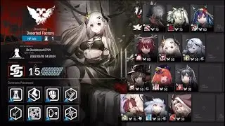 【Arknights】#CC6 Day 9 Max Risk 15 Daily Map (Deserted Factory) - fausta ballista