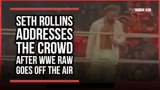 Seth Rollins Addresses The Crowd After WWE RAW Goes Off The Air