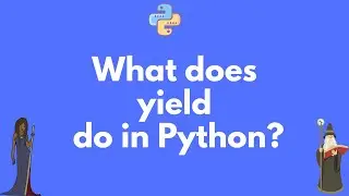 What is yield ⚠️ in Python 🐍
