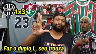 REACT OLIMPIA 1X3 FLUMINENSE l O FILHO APANHA, O PAI VINGA