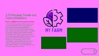 My Farm Module 2, Unit 6, Chapter 7  Industrial crops  advanced topics and extensions