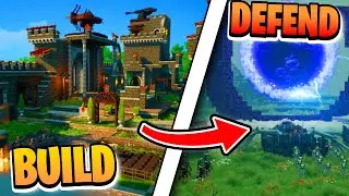 I Built A Fortress To Survive ENDLESS Hordes!!