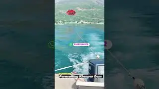 Boating in Khanpur Dam.KP adventure . #travel #khanpurlake #jetski