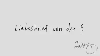 Maeckes - liebesbrief von der f.