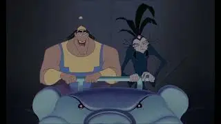 Yzma - Pull the lever, Kronk. (Falls through a trapdoor) WRONG LEVE-E-E-E-E-E-ER!!!