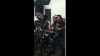 Mayhem - Hellhammer drum solo (rare video)